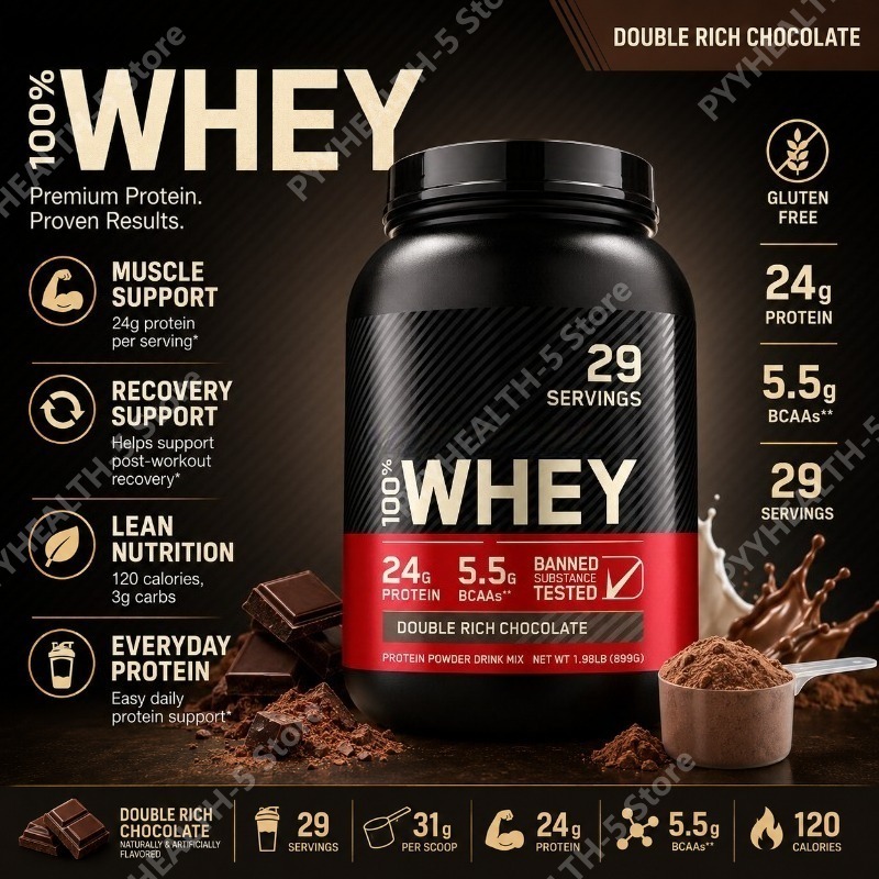 Fitness Nutrition Whey Protein - Molkenproteinpulver Doppelt Reichhaltige Schokolade 24g Protein