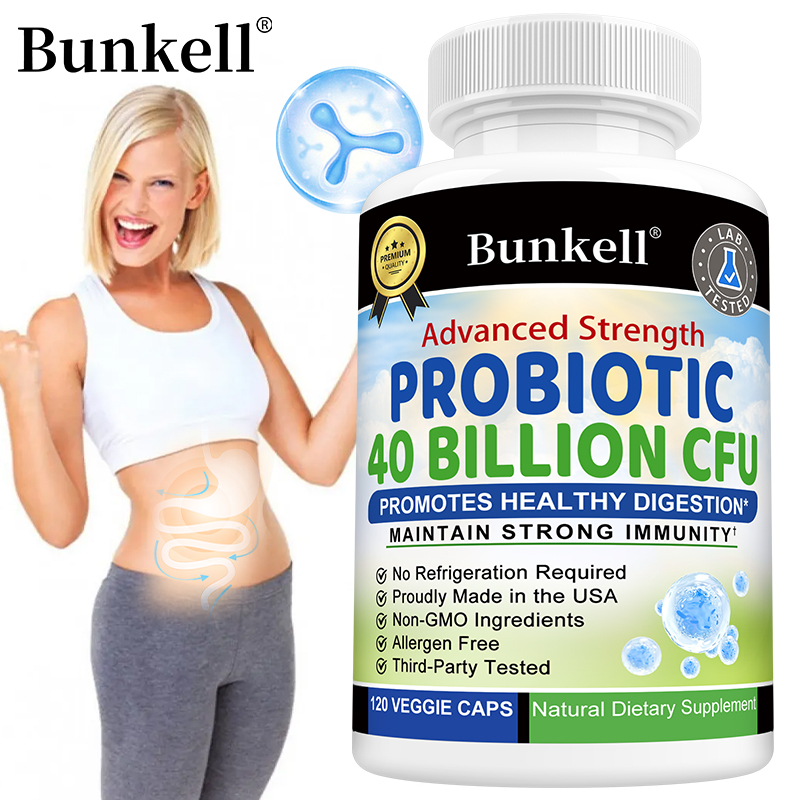 Probiotic 60 Billion - Probiotika-Kapseln 40 Milliarden KBE, Darmflora-Balance, Verdauungs-