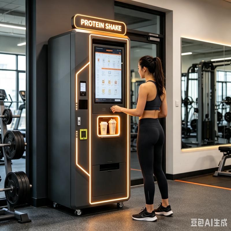 Nutrition Sports Fitness - Automatischer Protein-Shake-Verkaufsautomat Maßgeschneiderte Intelligente Getränkelösung Fitnesscenter