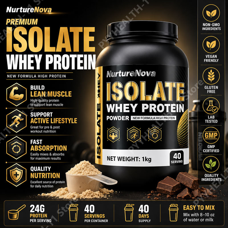 Fitness Nutrition Whey Protein - Whey Protein Isolat Pulver Fettarmes Nahrungsergänzungsmittel