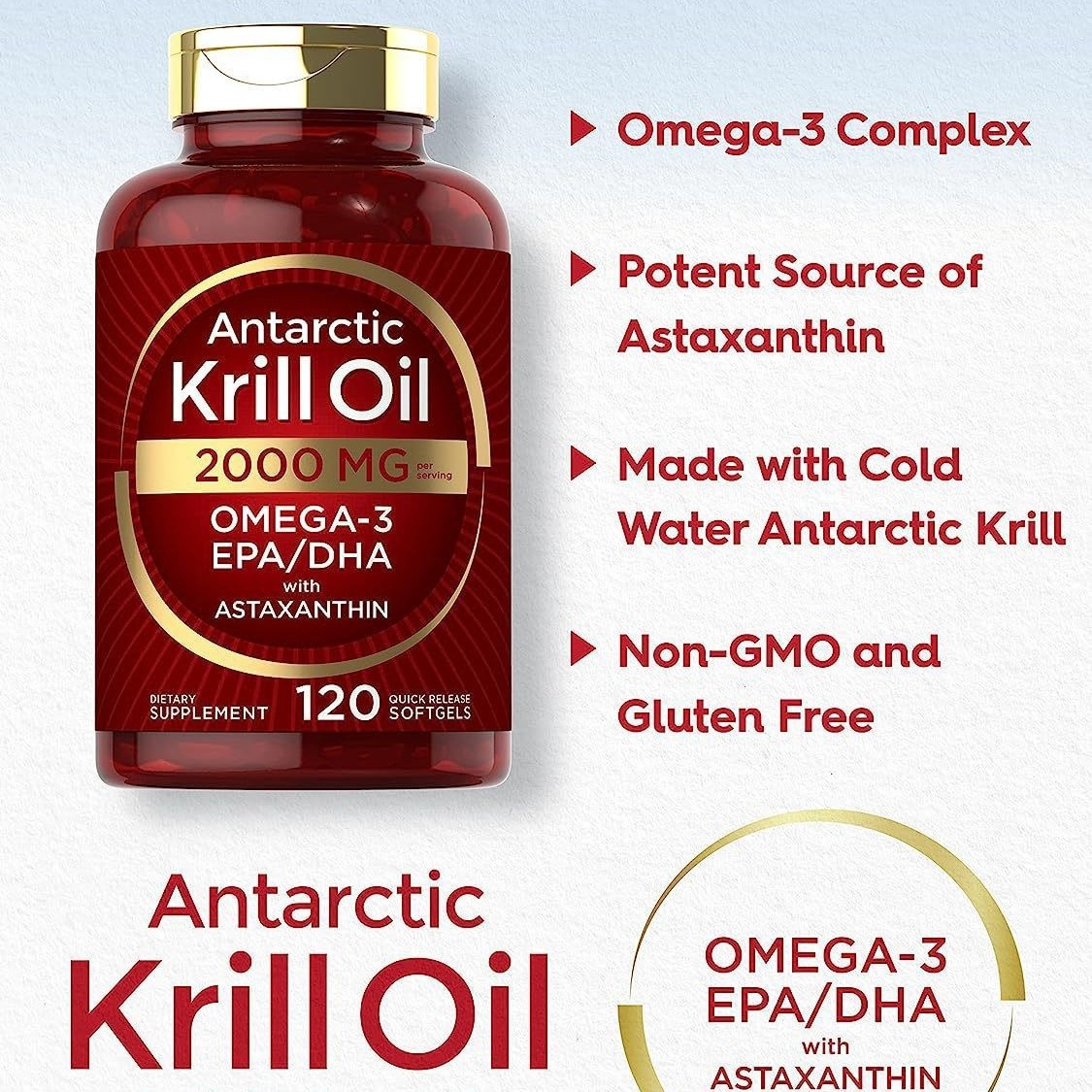 Nutrition Fitness Supplements - Krillöl-Weichkapseln ergänzen die Ernährung, verbessern die