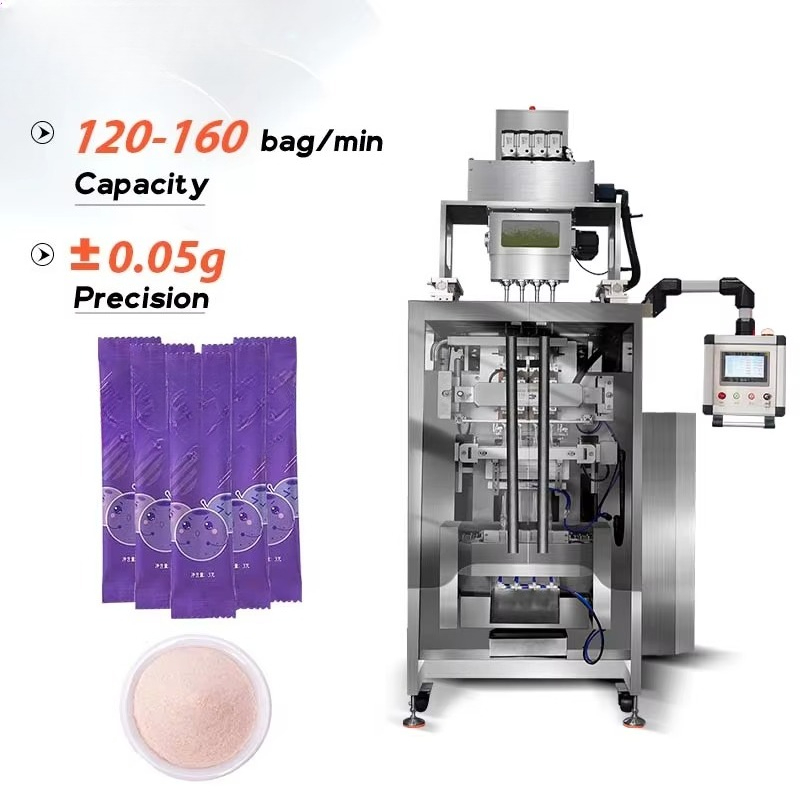 Electrolyte Powder Pack - Automatische Hochleistungs-Elektrolytpulver-Beutel- und Getränkestick-Verpackungsmaschine für Plastikbeutel-Verpackung