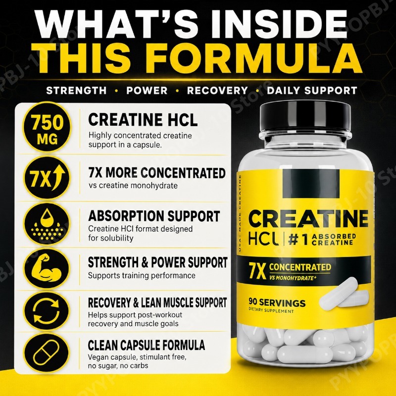 Kreatin HCl 750mg 90 Kapseln F – Nutrition Fitness Supplements Bewertung und Preis