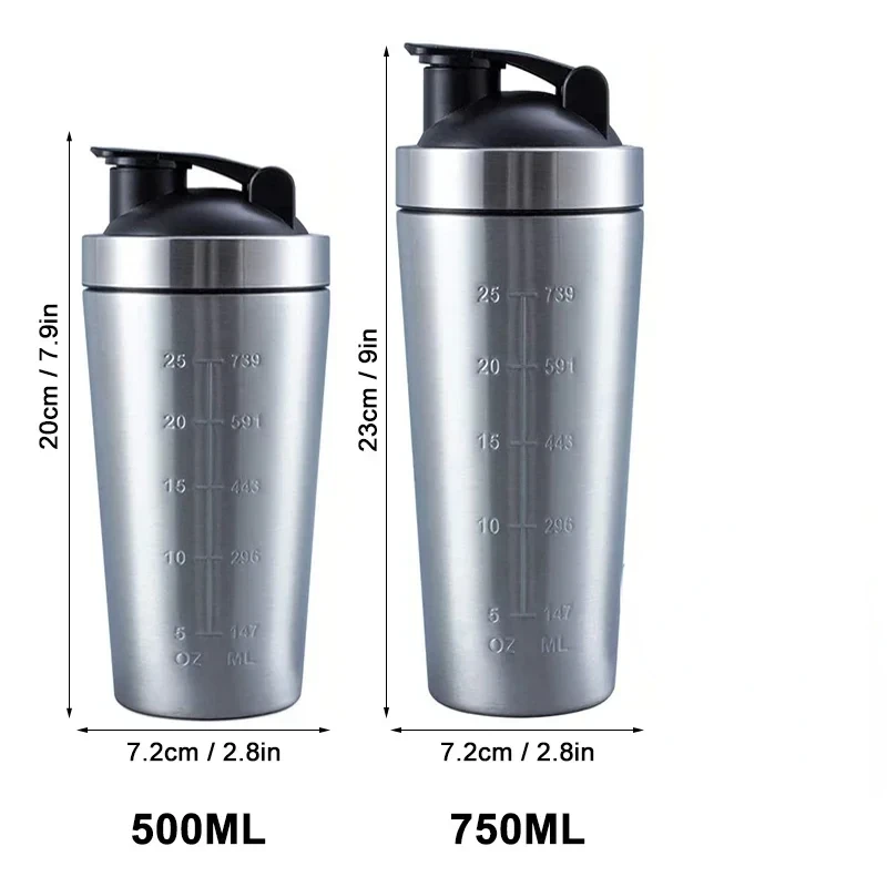 Edelstahl Protein Shaker Beche – Nutrition Sports Fitness Bewertung und Preis