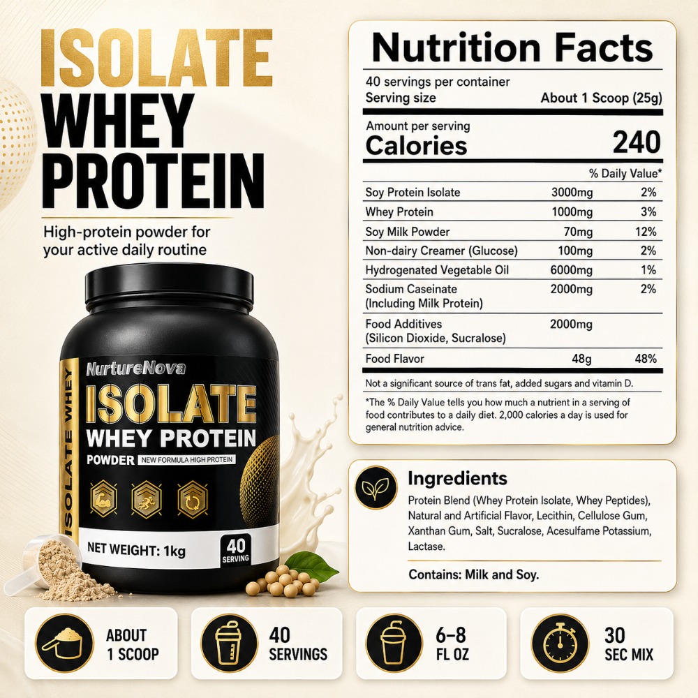 NurtureNova Isolat Whey Protei – Fitness Nutrition Whey Protein Bewertung und Preis