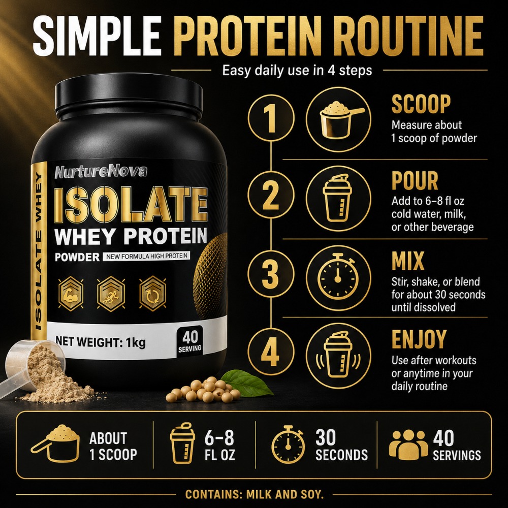 NurtureNova Isolat Whey Protei – Fitness Nutrition Whey Protein Bewertung und Preis