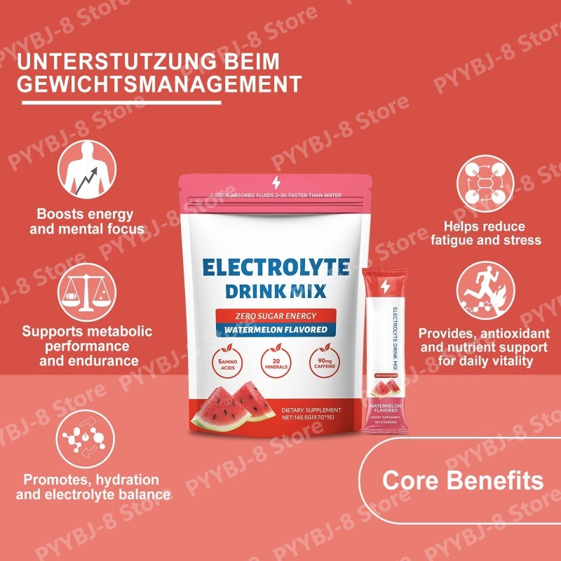 Zuckerfreies Wassermelonen-Ele – Electrolyte Powder Pack Bewertung und Preis