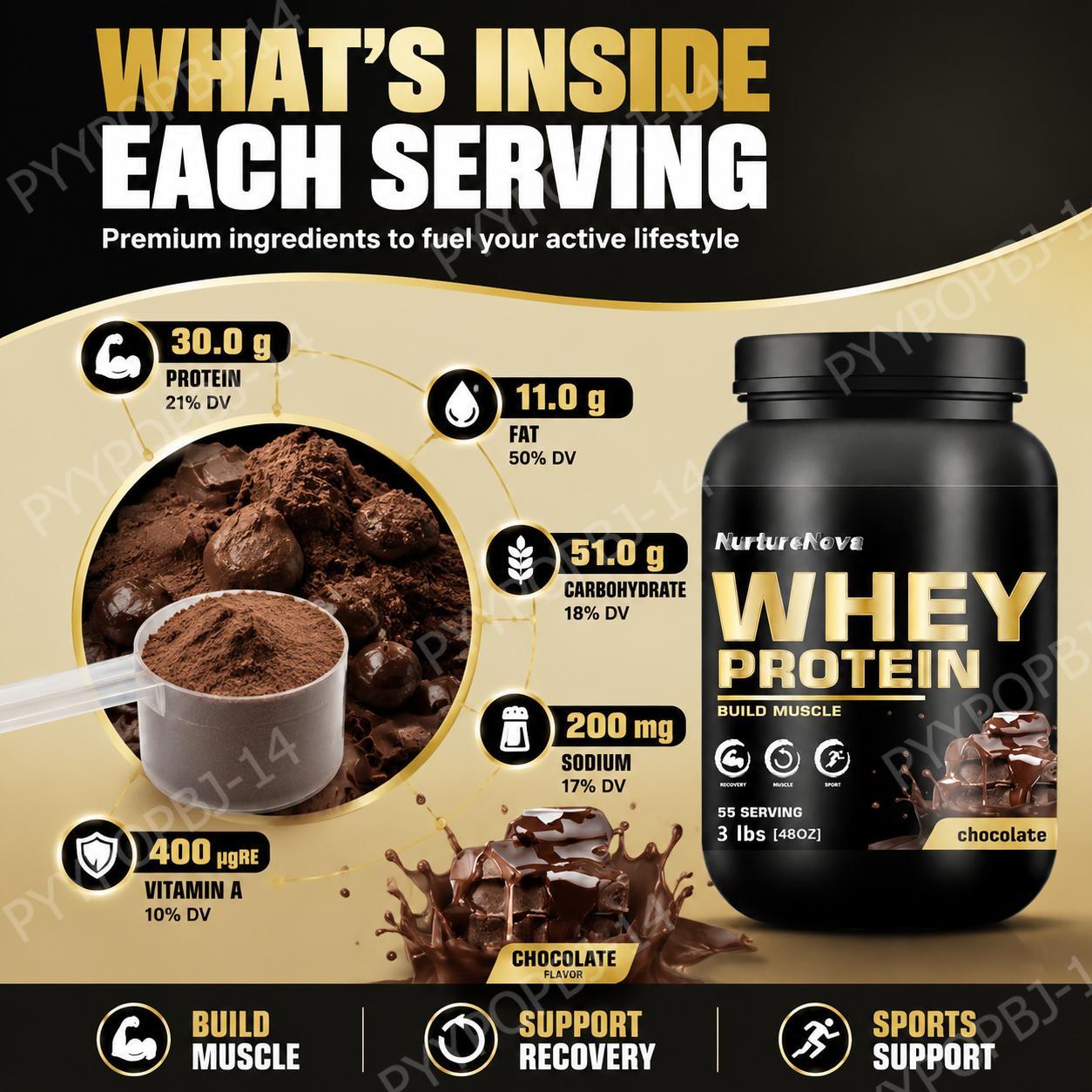 NurtureNova Schokoladen-Molken – Fitness Nutrition Whey Protein Bewertung und Preis
