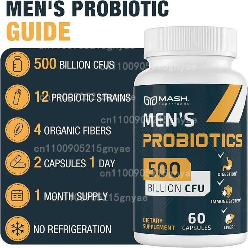 60 Kapseln männliche Probiotik – Probiotic 60 Billion Bewertung und Preis