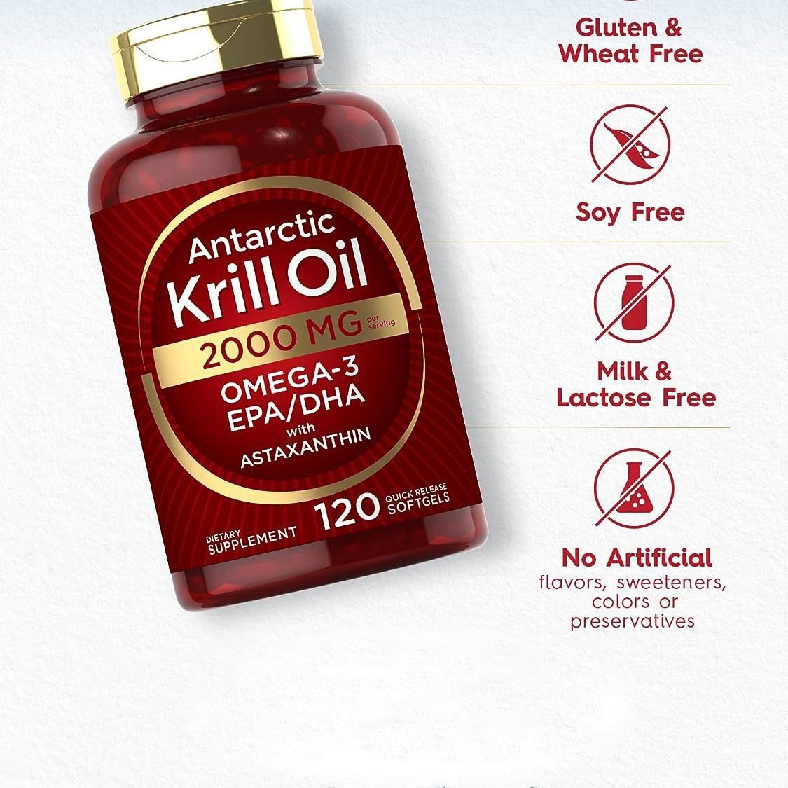 Krillöl-Weichkapseln ergänzen  – Nutrition Fitness Supplements Bewertung und Preis